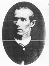 William Boyd, 1883. This is his Prison Record photograph.